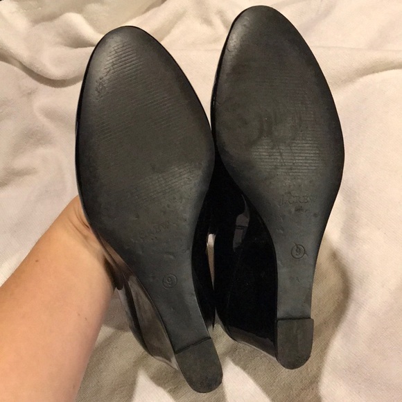 J Crew Factory Patent Wedges - Picture 3 of 3